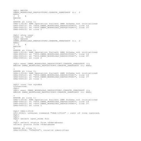 Oracle database error with solution | PDF