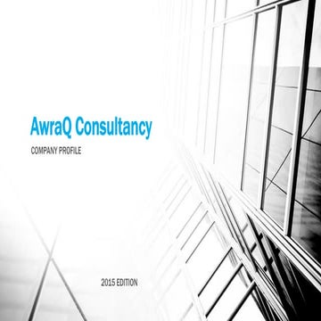 Awra q consultancy   2015 profile edition