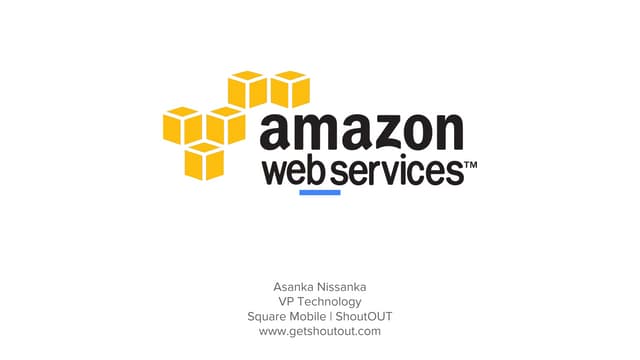 Amazon Web Services 101