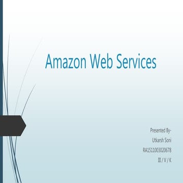Amazon Web Services (AWS)