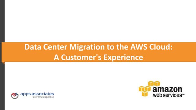 Data Center Migration to the AWS Cloud