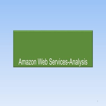 Aws  business model analysis