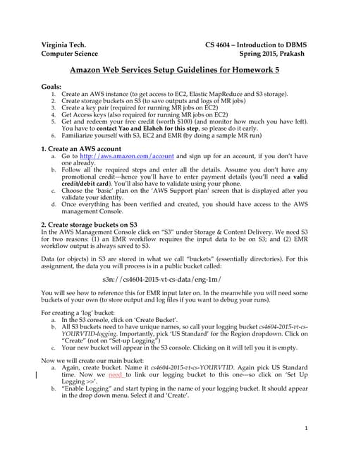 Aws setup