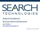 Amazon CloudSearch & Future Search ...