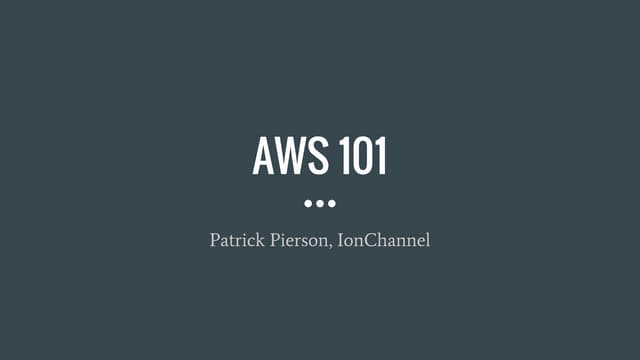 Aws 101