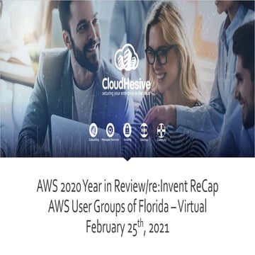 AWS 2020 Year in Review reInvent ReCap