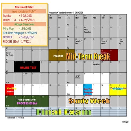Planner AWS 2021 II (Lockdown) UPDATED
