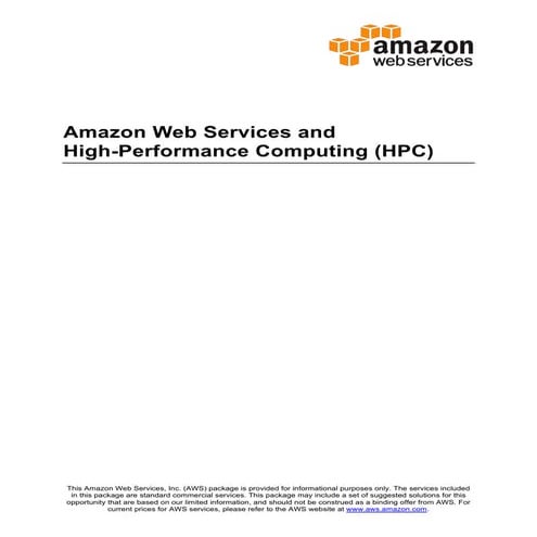 AWS and Scientific Computing