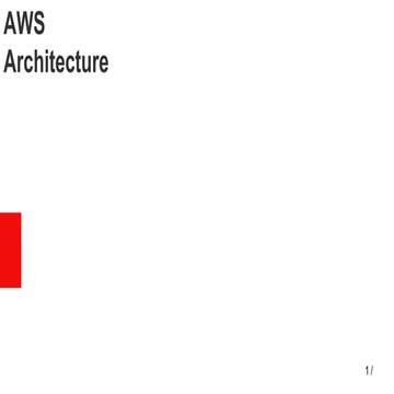 AWS architecture Overview