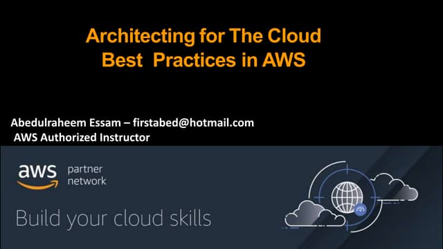 Aws best practices