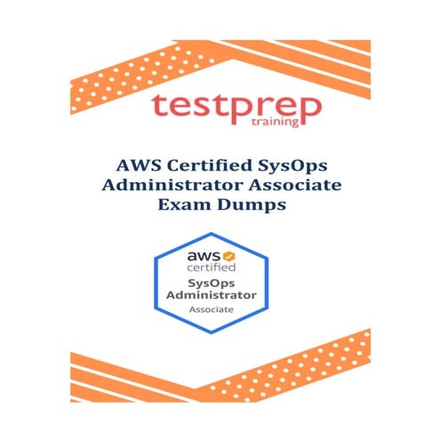 Aws certified sys ops administrator associate exam dumps