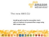 The new AWS CLI - AWS Atlanta meetu...