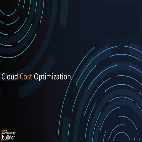 AWS Cloud Cost Optimization