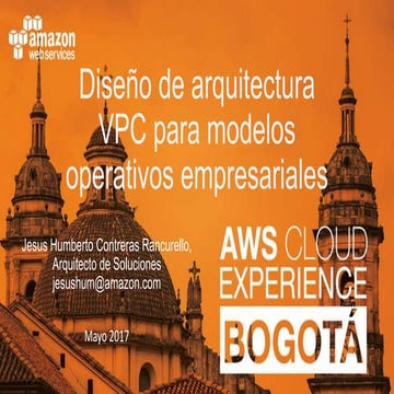 Diseño de arquitectura VPC para modelos operativos empresariales