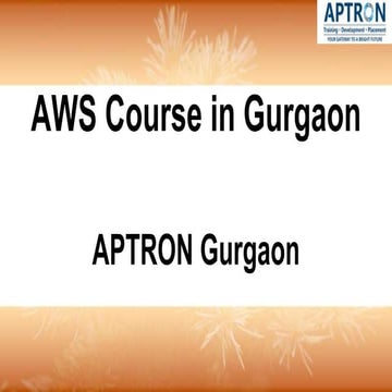 AWS Course in Gurgaon.pptx
