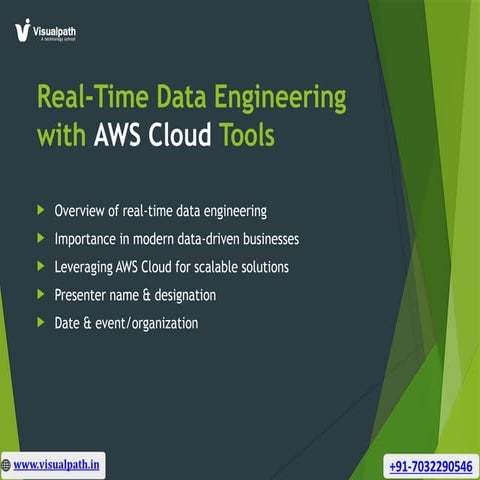 AWS Data Analytics Training - AWS Data Engineering training.pptx