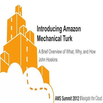 Amazon Mechanical Turk Overview