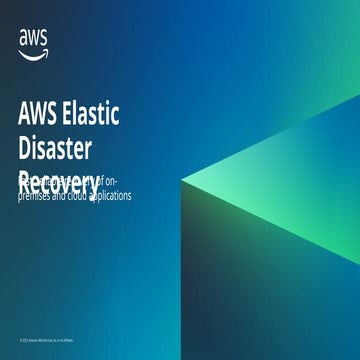 AWS Elastic Disaster Recovery (AWS DRS) First Call Deck.pptx
