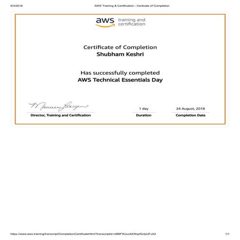 Aws essentials day