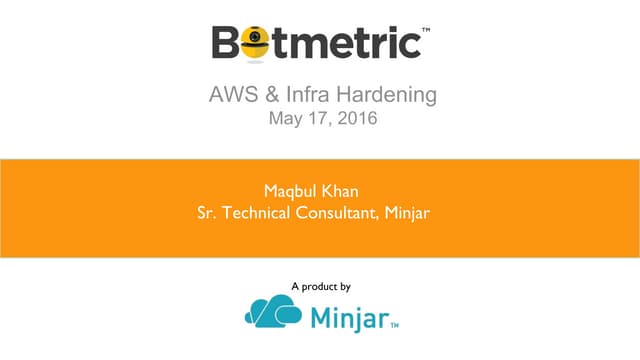 AWS & Infrastructure Hardening - Cloud Infrastructure Security