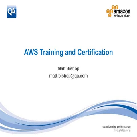 AWS Training at QA