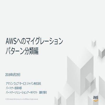 AWS Migration - Pattern