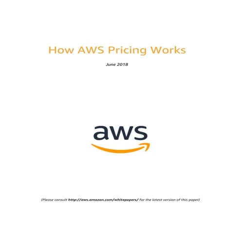 Aws pricing overview