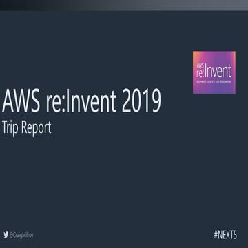 AWS re:Invent 2019