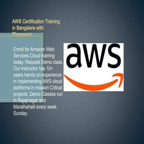 Aws training banglore 5