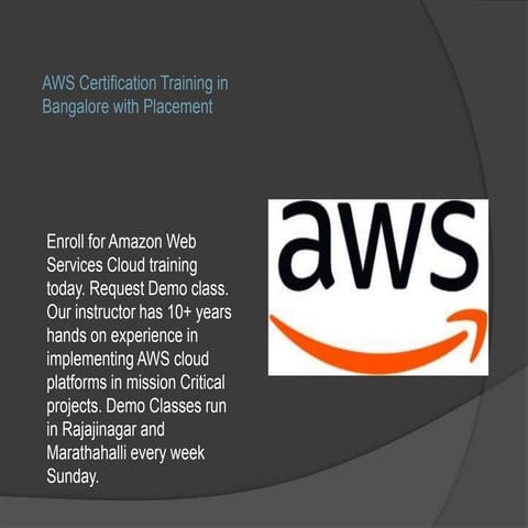 Aws training banglore 6