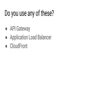 Securing your Public API with AWS WAF | PDF