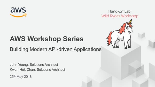 AWS Application Service Workshop - Serverless Architecture
