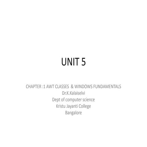 AWT controls, Listeners