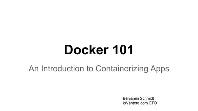 Docker 101