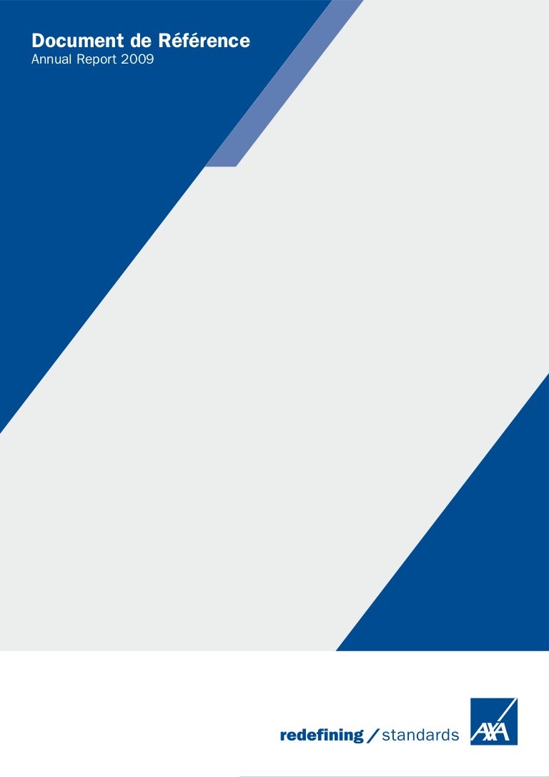 Axa Reference Document 2009