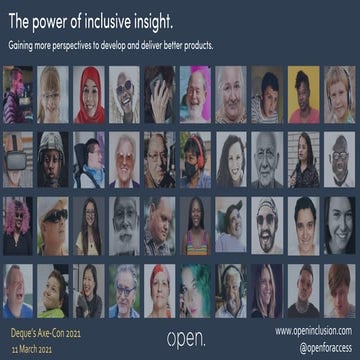 Authenticate it! The power of inclusive insight in digital design.