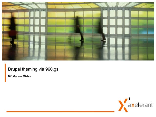 Drupal 960 grid system based theming 