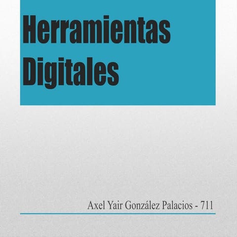 Herramientas Digitales (web 2.0)