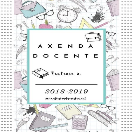 Axenda docente simple 2018-2019