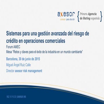 Sistemas para una gestión avanzada en operaciones comerciales - Axesor