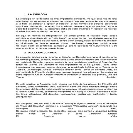 Axiologia y deontologia