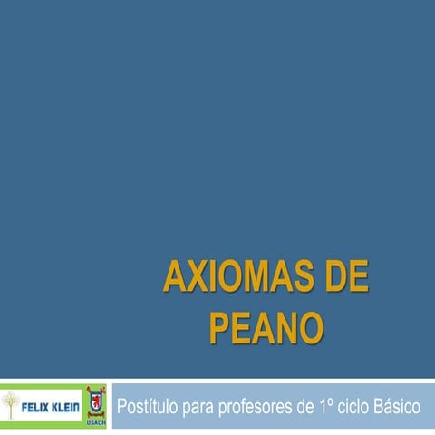 Axiomas De Peano