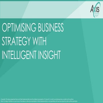 An Introduction to Axis Business Insight