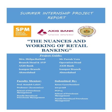 Axis bank retail banking