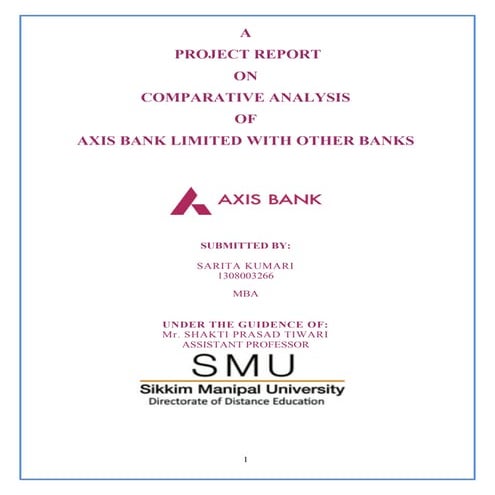 Axis bank  From Sarita Kumari