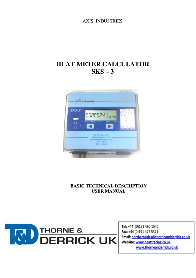 AXIS SKS3 RHI Heat Meter