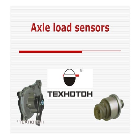 Axle load sensor DP01
