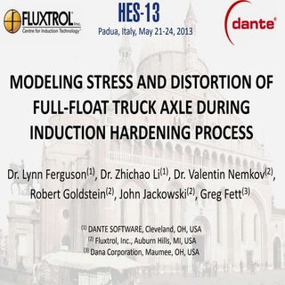 MODELING STRESS AND DISTORTION OF F...