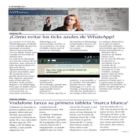 AxpeNews, Boletín Axpe consulting 6 de noviembre