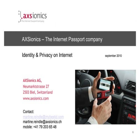 Axsionics quick presentation for slideshare